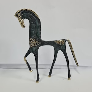Bronze Ancient Greek Horse, Gift ideas ,Bronze Horse Art Statue from Ancient Greece, Greek art, Museum Copy