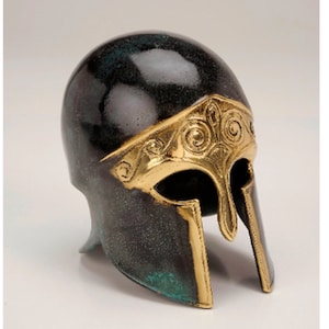 Bronze Ancient Greek Corinthian Helmet