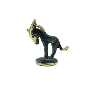 Bronze Esel, Esel Statue, Esel Figur, Mini Esel, Wohnkultur, Messing Esel