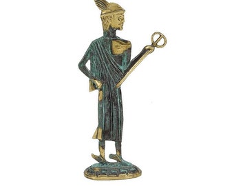 Bronze Hermes Sculpture, Greek Mythology Art, Museum Quality