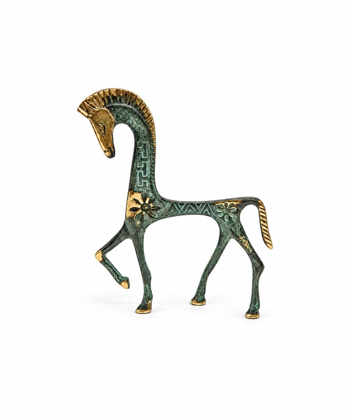 Handmade Bronze Horse Statue | Ancient Greek Mythology Decor