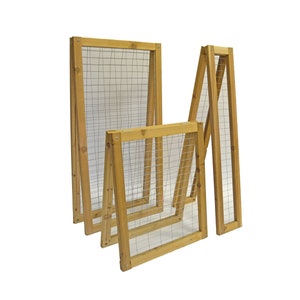 Premium Thick A-Frame wood Trellis, cedar trellises, Flower Support, Freestanding, Vegetable growing wall, lattice