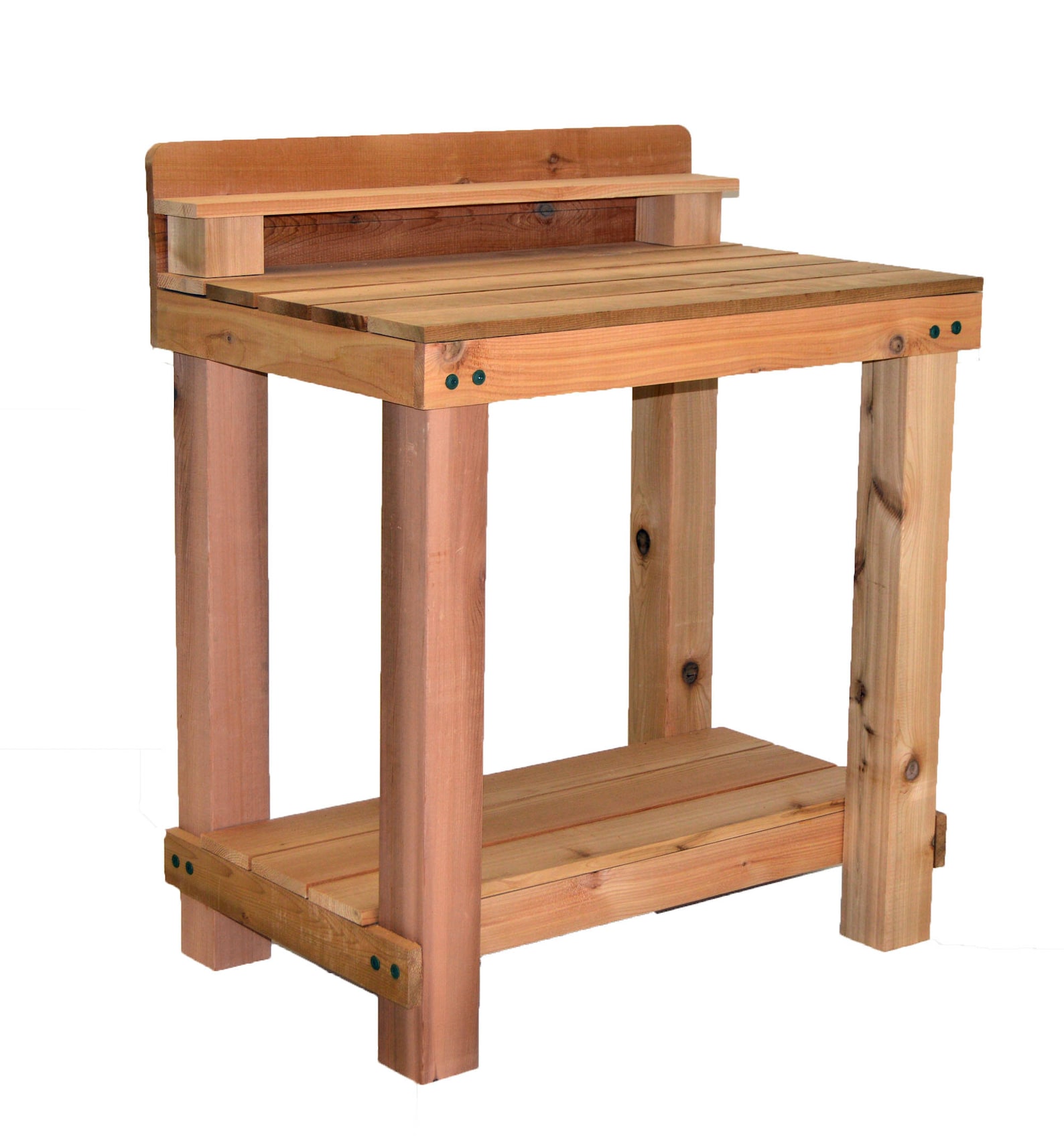 Cedar Potting Bench Deluxe Planting Table Garden Work Bench Etsy