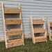 Premium Cedar Vertical Planter , Leaning leaning, vertical garden, Freestanding A-frame Planter, succulent planter ,wall ,flower , ladder