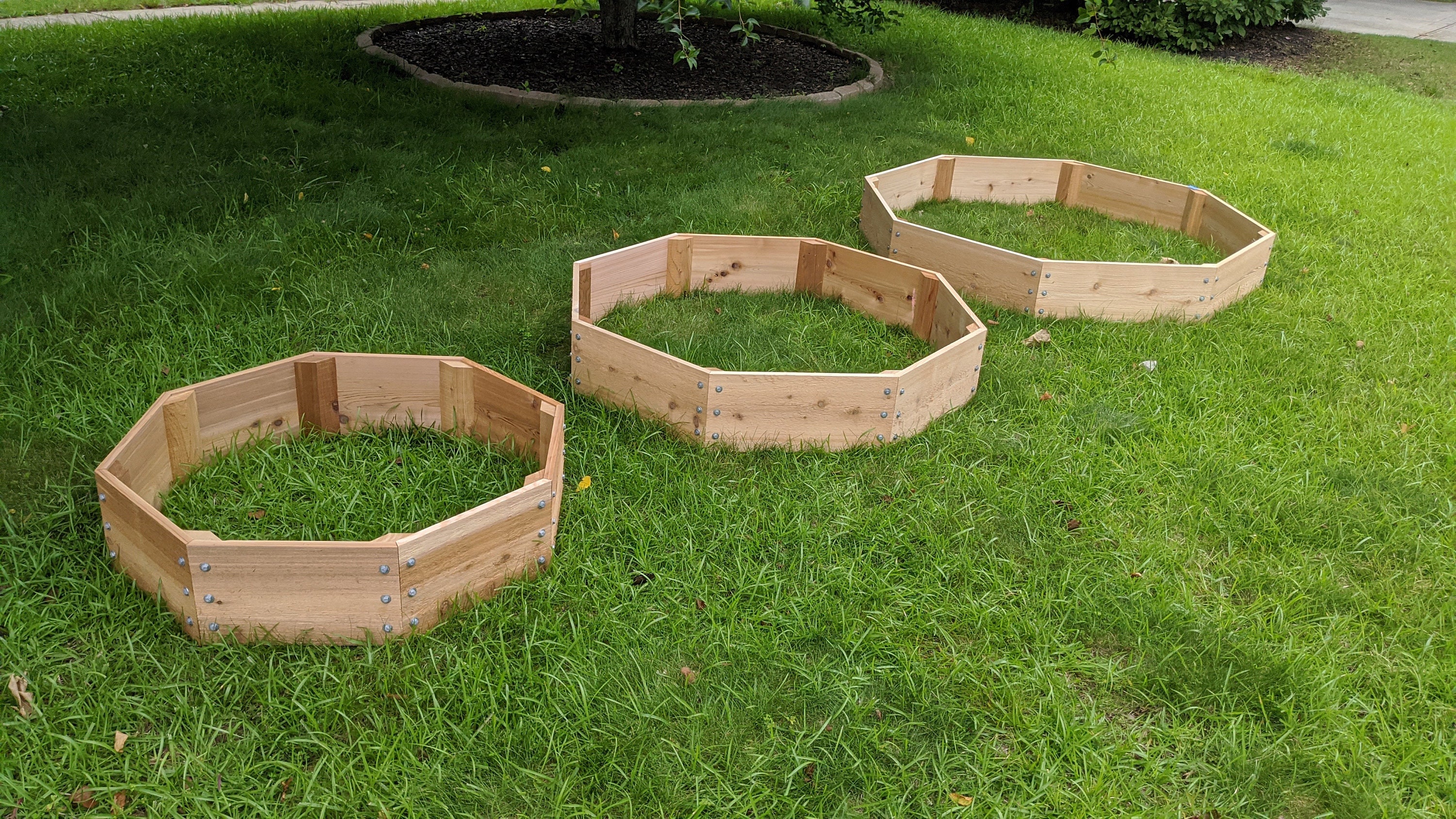 Eco Octagon and Elongated Octagon Raised beds Gardening kit Etsy