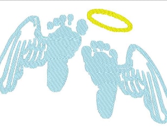 Download Baby feet with wings | Etsy