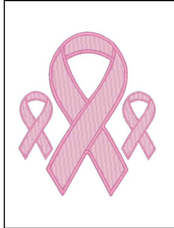 Cancer Ribbons Embroidery Design 5x7 Etsy