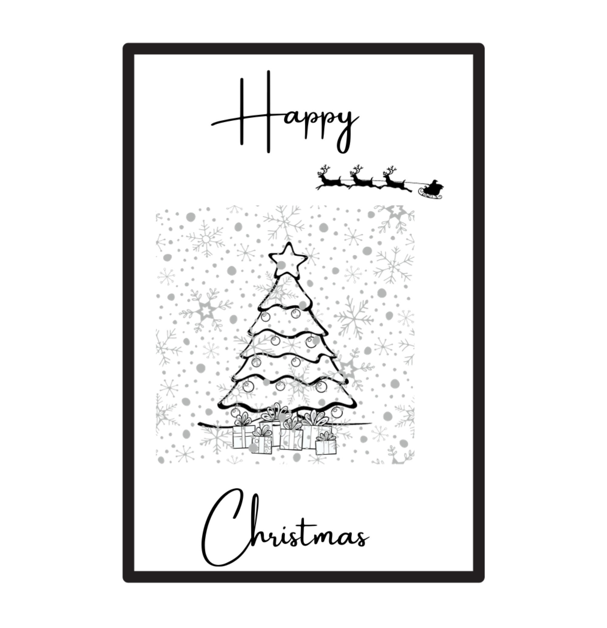 Christmas Cards, Wintery Scenes Cards, 5 Different Cards, Christmas