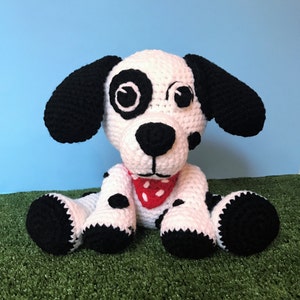 Dalmatian crochet pattern, puppy, dog, Zoro (English PDF pattern only, not the finished doll)