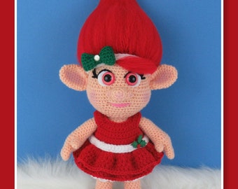 Troll Crochet pattern/Poppy Troll/Trolls/Branch Troll (English PDF file only, this is not the finished doll)