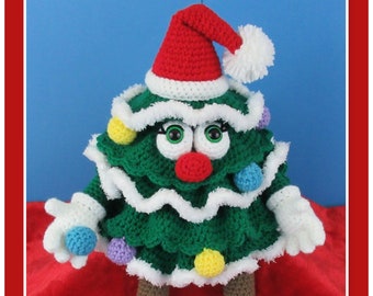 Christmas Tree Crochet Pattern (English PDF file only, this is not the finished doll)