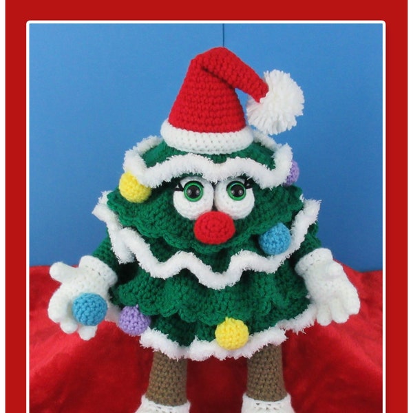 Christmas Tree Crochet Pattern (English PDF file only, this is not the finished doll)