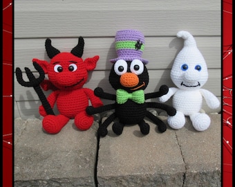 Big Scary Spider Cat Toy//Decor//Crochet Pattern