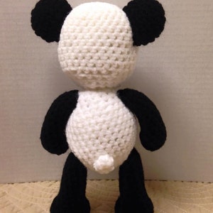Panda Bear crochet pattern English PDF pattern only, this is not the finished doll image 4