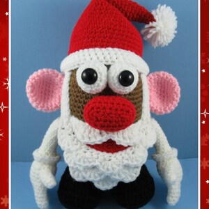 Mr. Potato Head Santa crochet pattern, potato head, christmas English PDF file only, this is not the finished doll image 7