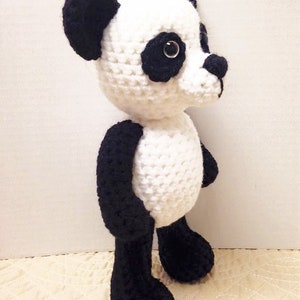 Panda Bear crochet pattern English PDF pattern only, this is not the finished doll image 7