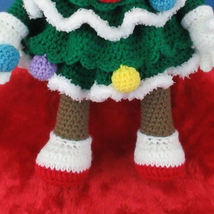 Christmas Tree Crochet Pattern English PDF file only, this is not the finished doll image 6