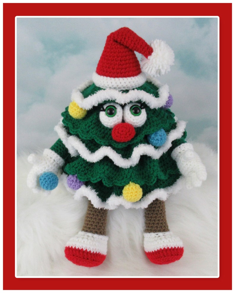 Christmas Tree Crochet Pattern English PDF file only, this is not the finished doll image 2