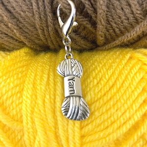 Crochet, Stitch Markers, Charms, Yarn