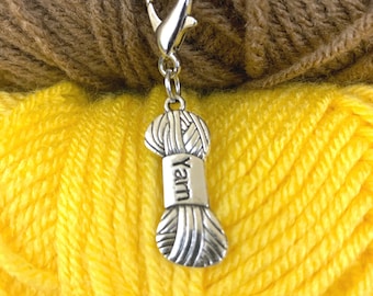 Crochet, Stitch Markers, Charms, Yarn