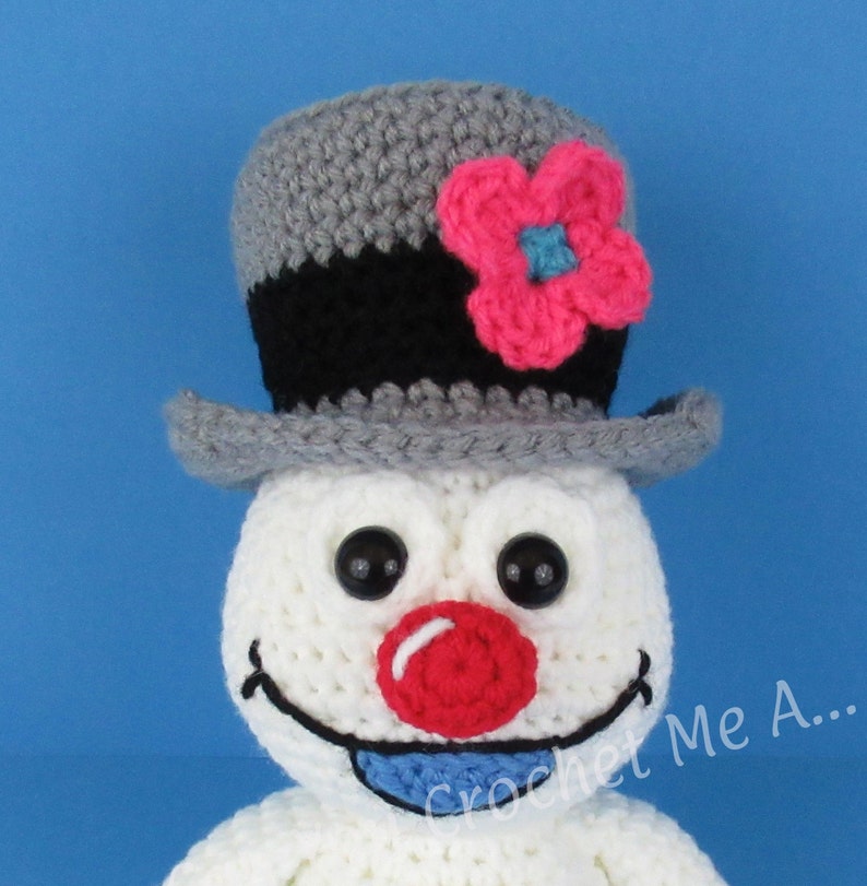 Frosty the Snowman Crochet Pattern Christmas Snowman Winter - Etsy UK