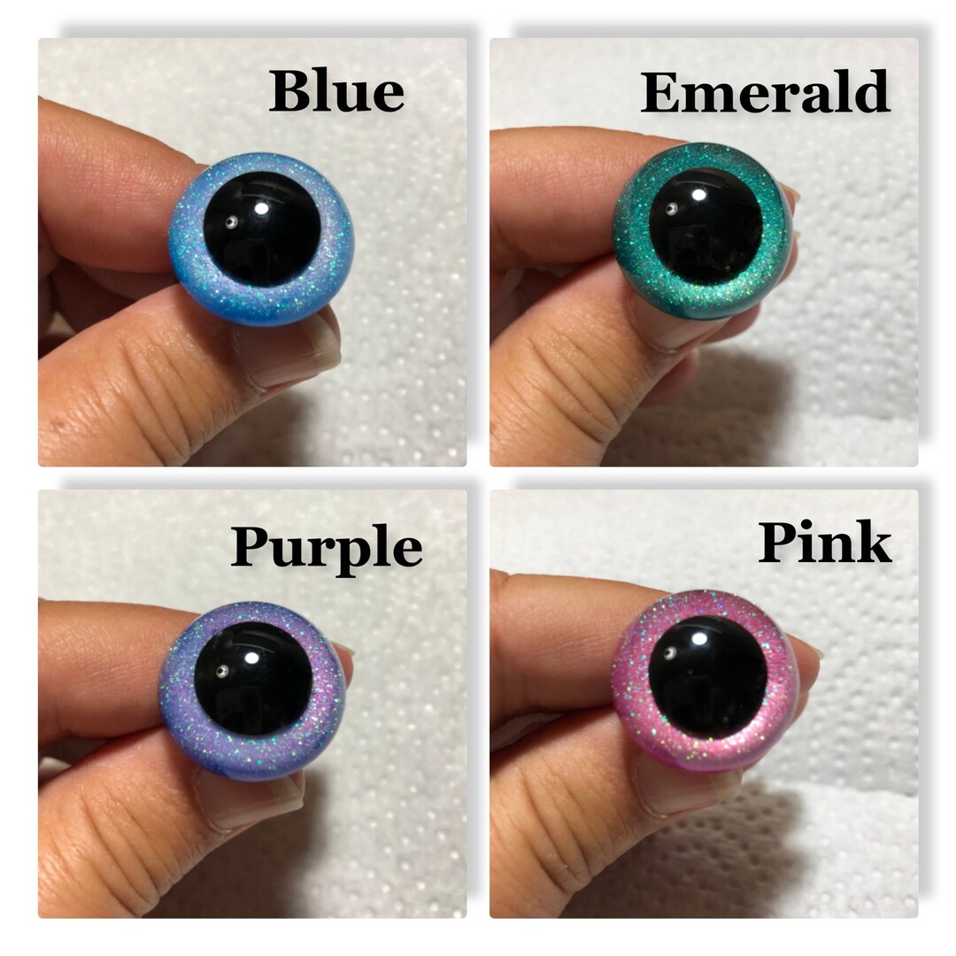 5 Pairs HOLOGRAM Safety Eyes/15mm 18mm OR 21mm/glitter Etsy