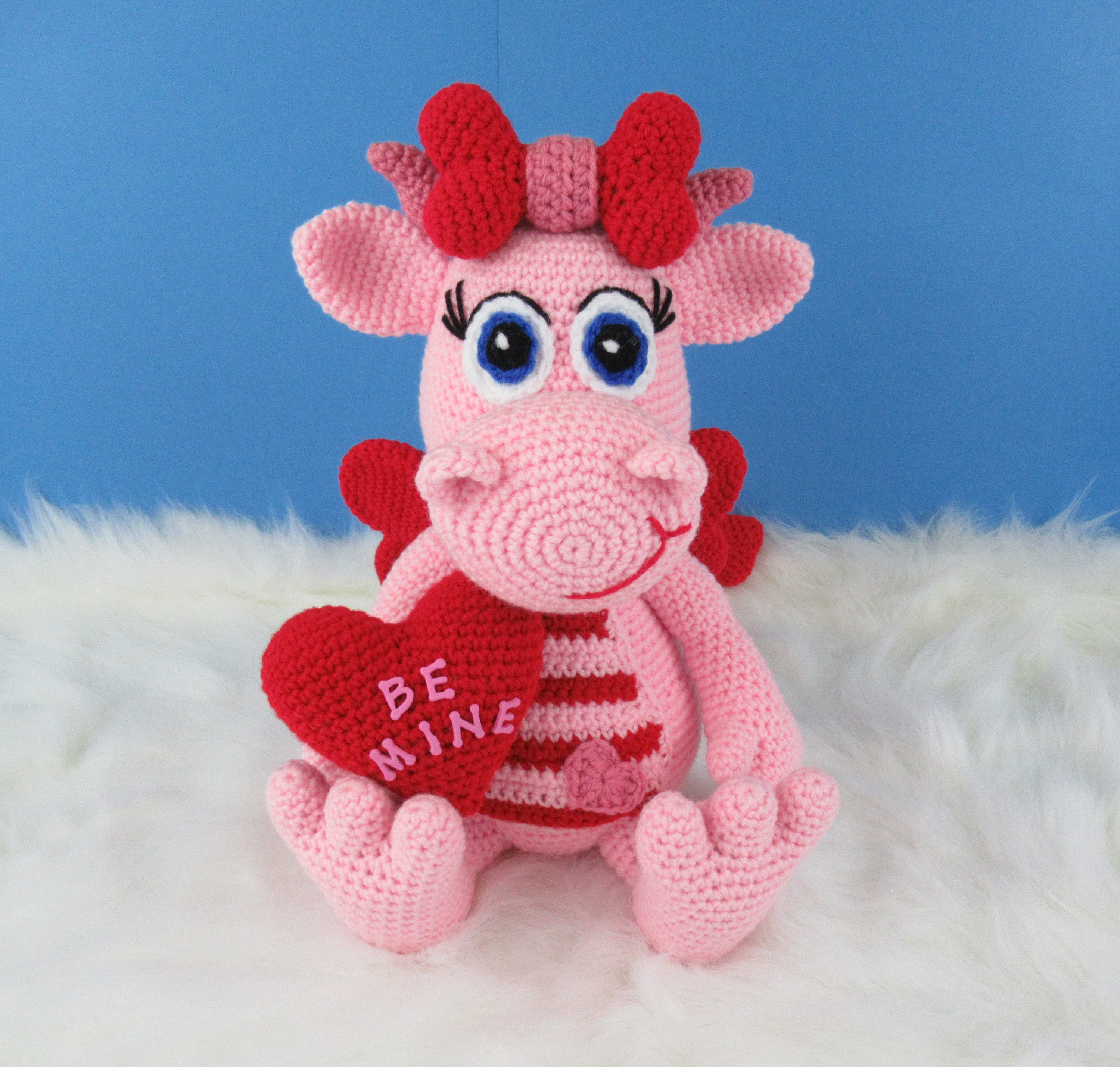 39 Dragon Crochet Patterns: Unleash Your Creativity with These Unique Designs 29 Dragon crochet pattern Valentine Dragon