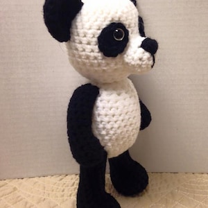 Panda Bear crochet pattern English PDF pattern only, this is not the finished doll image 5