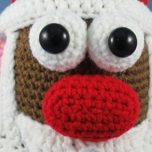 Mr. Potato Head Santa crochet pattern, potato head, christmas English PDF file only, this is not the finished doll image 6