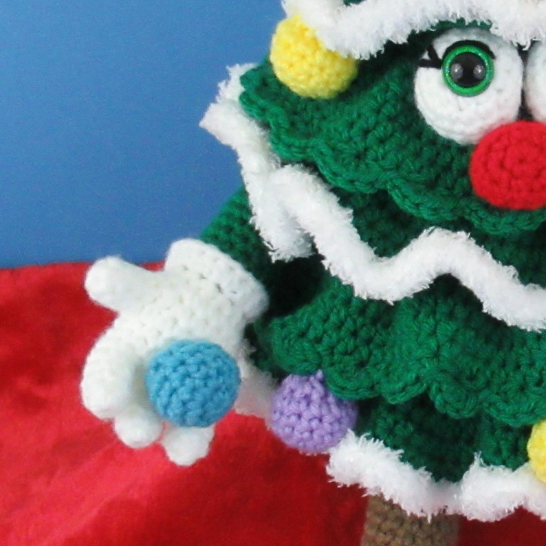 Christmas Tree Crochet Pattern English PDF file only, this is not the finished doll image 5