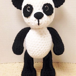 Panda Bear crochet pattern English PDF pattern only, this is not the finished doll image 9