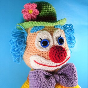 Clown Amigurumi crochet pattern, clown, funny clown English PDF only not the finished doll image 4