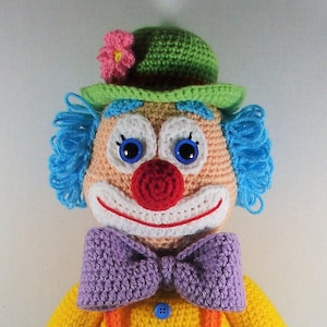 Clown Amigurumi crochet pattern, clown, funny clown English PDF only not the finished doll image 3