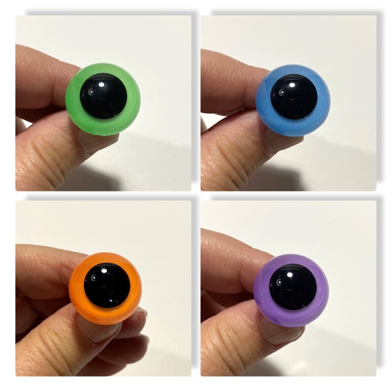 5 Pairs GLOW in the Dark Safety Eyes/15mm 18mm OR 21mm/hand Etsy