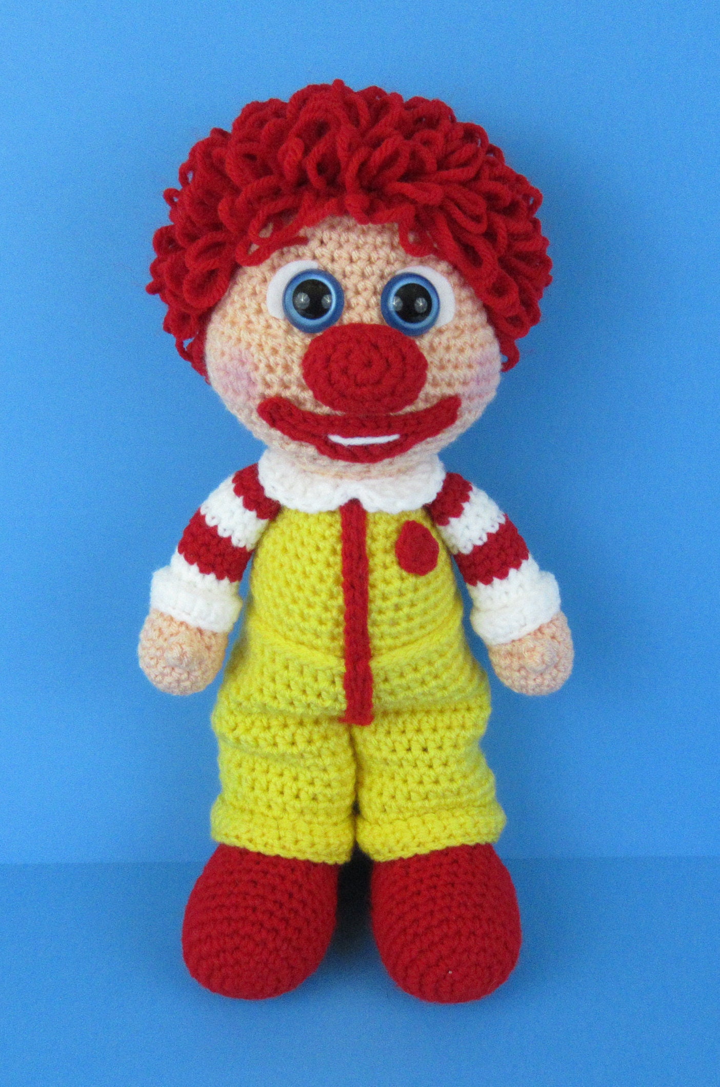 37 Clown Crochet Patterns to Add Color, Character, and Circus Charm 29 Clown Amigurumi crochet