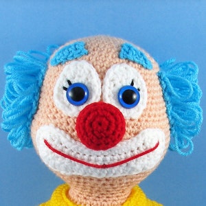 Clown Amigurumi crochet pattern, clown, funny clown English PDF only not the finished doll image 7