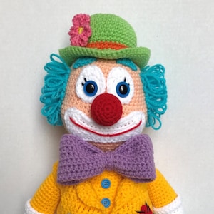 Clown Amigurumi crochet pattern, clown, funny clown English PDF only not the finished doll image 10