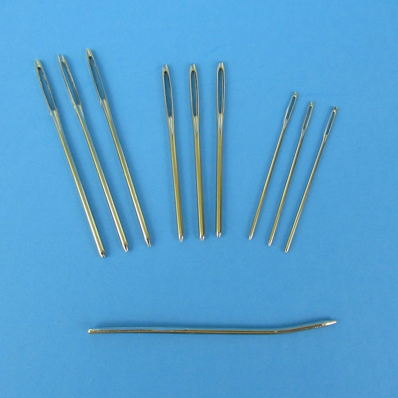 Large Eye Yarn Needles/ 10 Pieces/tapestry Needles/sewing Etsy