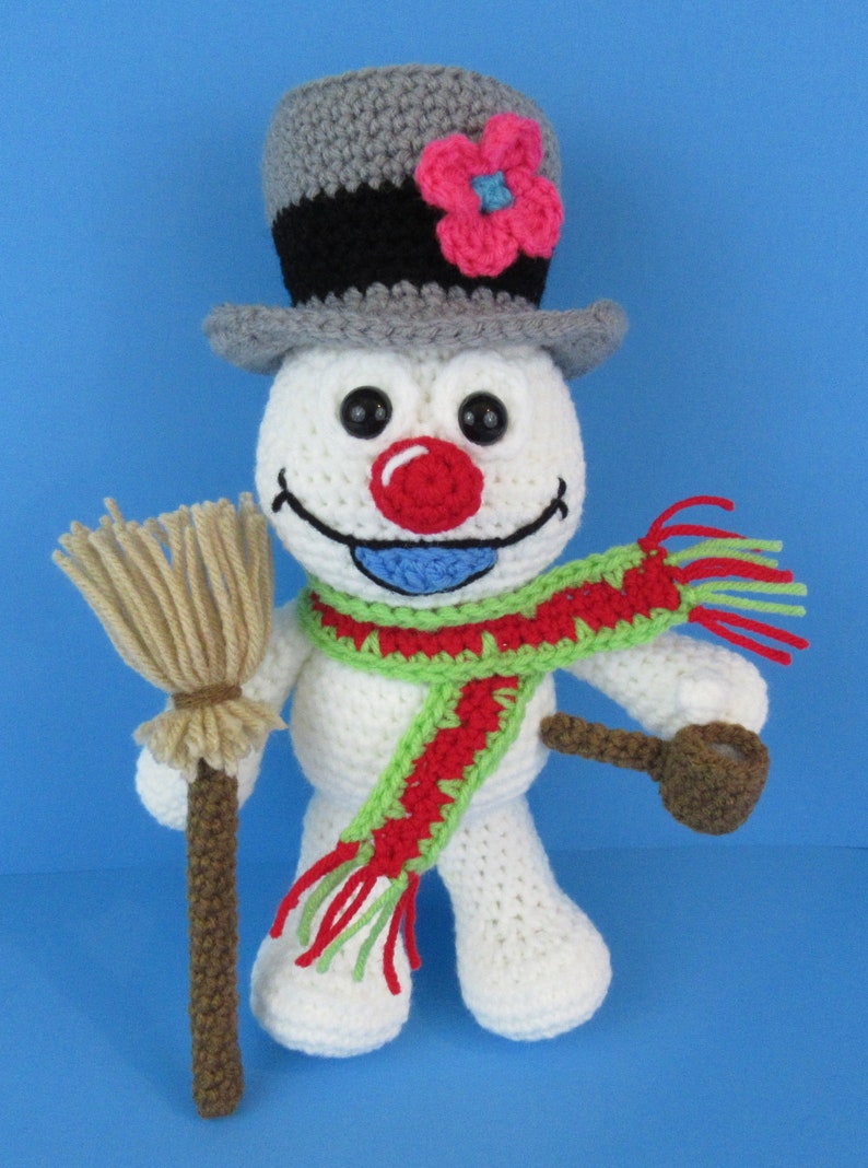 Frosty the Snowman Crochet Pattern Christmas Snowman Winter - Etsy UK