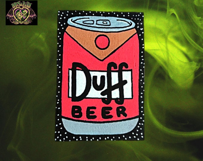 Duff Beer  Wooden Fridge Magnet