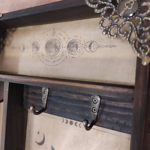 Moon Cycle Key Rack - Etsy