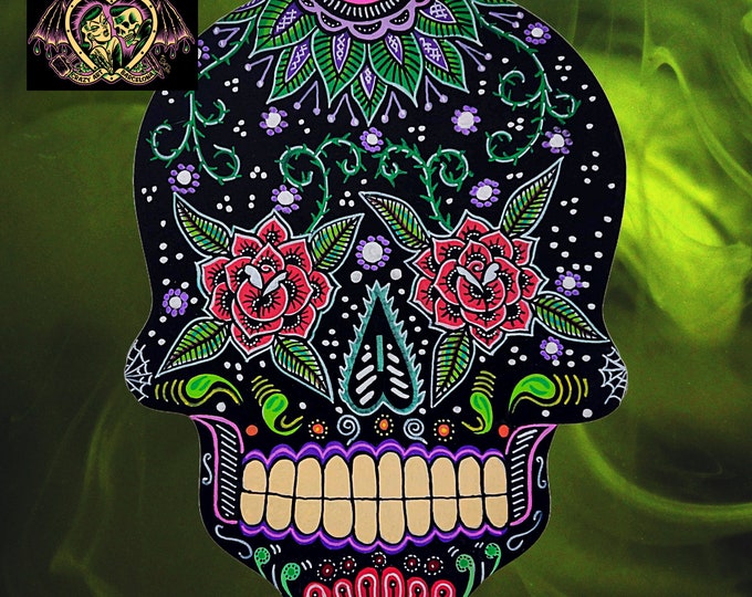 Wildness Mexican Skull. UNIQUE PIECE