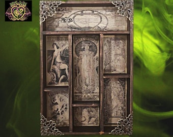 Art Nouveau Posters. Cabinet of curiosities