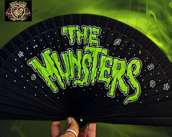 The Munsters Logo Wooden Fan