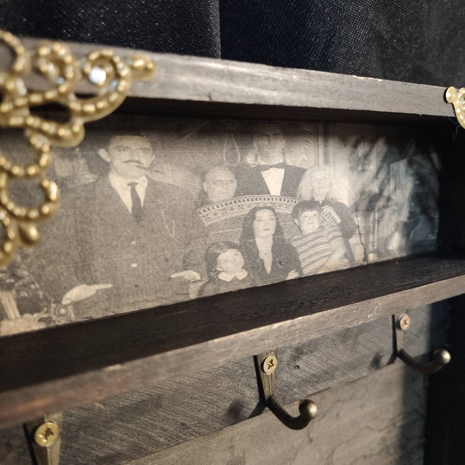 The Addams Family House Key Rack | Etsy