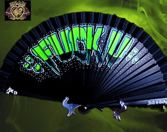 Fuck You Love.  Wooden Fan