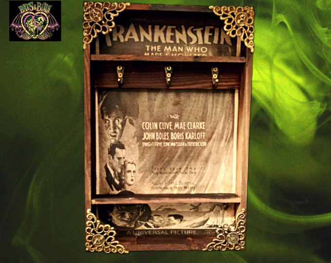 Frankenstein Poster Key Rack