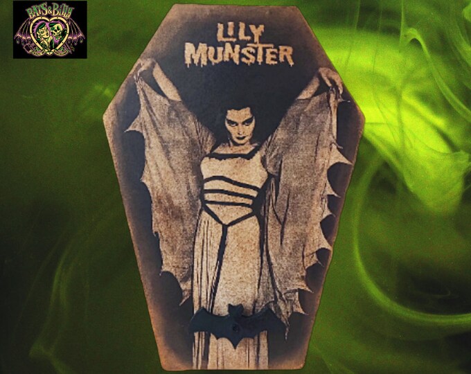 Lily Munster Coffin Hanger