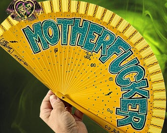 Mother F.  Wooden Fan