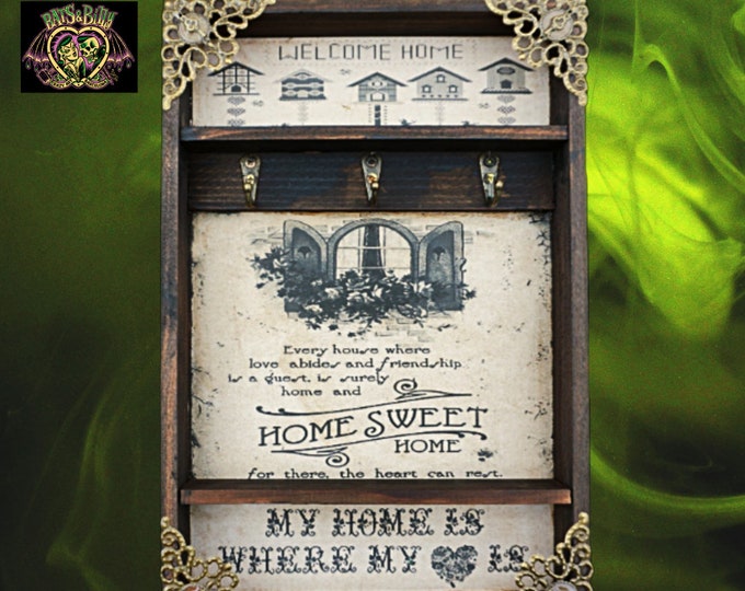 Home Sweet Home Window Key Rack